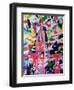 New York Camo-Abstract Graffiti-Framed Giclee Print