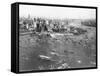 New York Celebration for Lindbergh-null-Framed Stretched Canvas
