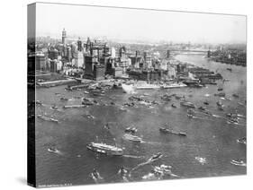 New York Celebration for Lindbergh-null-Stretched Canvas