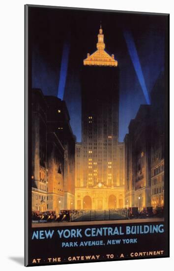 New York Central Building-null-Mounted Poster