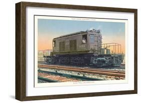 New York Central Lines, Railroad Engine-null-Framed Art Print