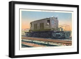 New York Central Lines, Railroad Engine-null-Framed Art Print