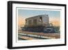 New York Central Lines, Railroad Engine-null-Framed Art Print