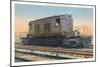 New York Central Lines, Railroad Engine-null-Mounted Art Print