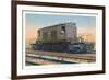 New York Central Lines, Railroad Engine-null-Framed Premium Giclee Print