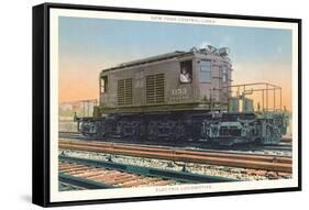 New York Central Lines, Railroad Engine-null-Framed Stretched Canvas