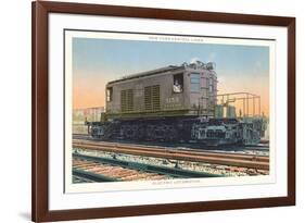 New York Central Lines, Railroad Engine-null-Framed Art Print