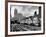 New York Central Passenger Train with a Streamlined Locomotive Leaving Chicago Station-Andreas Feininger-Framed Photographic Print