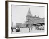 New York Central Railroad Station, Rochester, N.Y.-null-Framed Photo