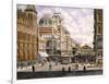 New York: Central Station-Stanton Manolakas-Framed Giclee Print