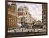 New York: Central Station-Stanton Manolakas-Framed Giclee Print