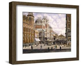 New York: Central Station-Stanton Manolakas-Framed Giclee Print