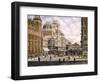 New York: Central Station-Stanton Manolakas-Framed Giclee Print