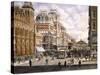 New York: Central Station-Stanton Manolakas-Stretched Canvas