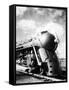 New York Central Streamlined Locomotive-Philip Gendreau-Framed Stretched Canvas