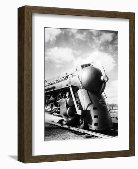 New York Central Streamlined Locomotive-Philip Gendreau-Framed Photographic Print