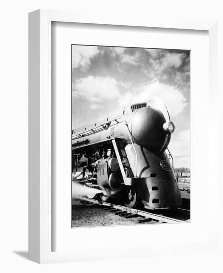 New York Central Streamlined Locomotive-Philip Gendreau-Framed Photographic Print