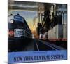 New York Central System, Along the Water Level Route-Leslie Ragan-Mounted Art Print