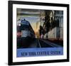 New York Central System, Along the Water Level Route-Leslie Ragan-Framed Art Print