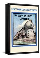 New York Central System - the 20th Century Limited-null-Framed Stretched Canvas