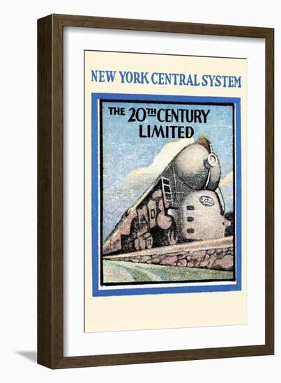 New York Central System - the 20th Century Limited-null-Framed Art Print