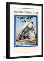 New York Central System - the 20th Century Limited-null-Framed Art Print