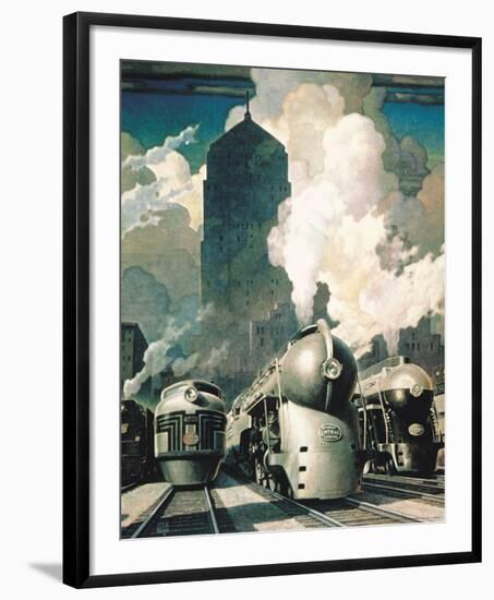 New York Central System-null-Framed Art Print