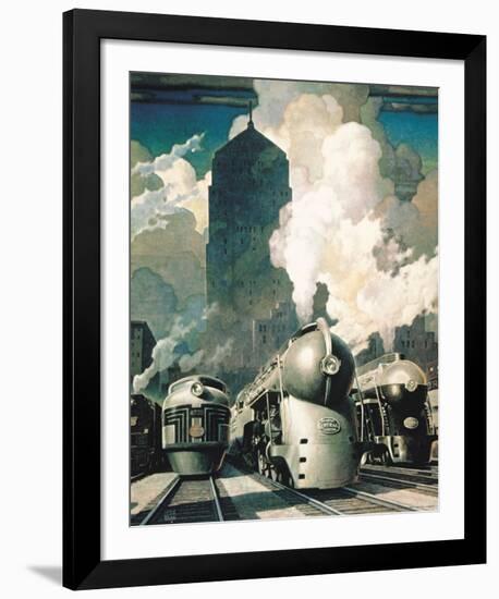 New York Central System-null-Framed Art Print