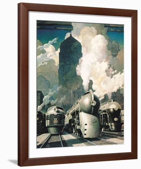 New York Central System-null-Framed Art Print