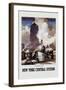 New York Central System-Leslie Ragan-Framed Art Print