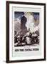 New York Central System-Leslie Ragan-Framed Art Print