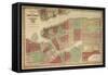 New York City—1865-null-Framed Stretched Canvas