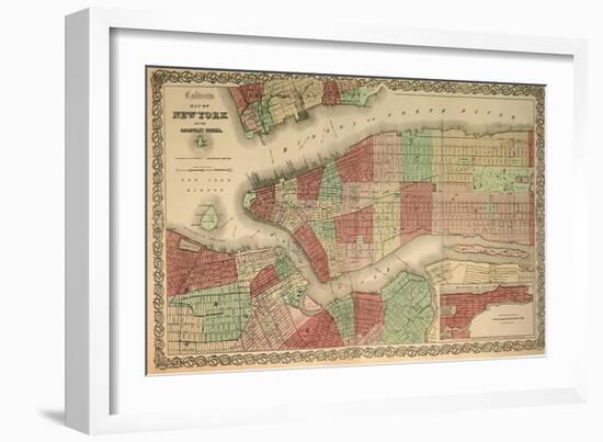 New York City—1865-null-Framed Giclee Print