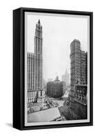 New York City, 1911-Moses King-Framed Stretched Canvas