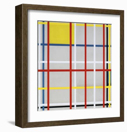 New York City, 3-Piet Mondrian-Framed Giclee Print