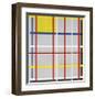 New York City, 3-Piet Mondrian-Framed Giclee Print