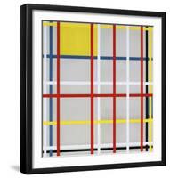 New York City, 3-Piet Mondrian-Framed Giclee Print