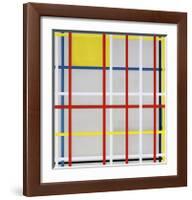 New York City, 3-Piet Mondrian-Framed Giclee Print