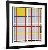 New York City, 3-Piet Mondrian-Framed Giclee Print