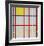 New York City, 3-Piet Mondrian-Framed Giclee Print