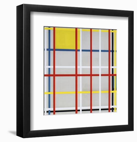 New York City, 3-Piet Mondrian-Framed Giclee Print