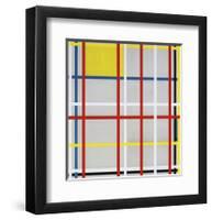 New York City, 3-Piet Mondrian-Framed Giclee Print