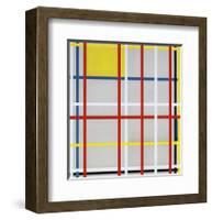 New York City, 3-Piet Mondrian-Framed Giclee Print