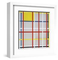 New York City, 3-Piet Mondrian-Framed Giclee Print