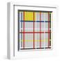 New York City, 3-Piet Mondrian-Framed Giclee Print