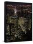 New York City at Night-Felipe Rodriguez-Framed Stretched Canvas