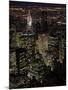 New York City at Night-Felipe Rodriguez-Mounted Photographic Print