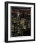 New York City at Night-Felipe Rodriguez-Framed Photographic Print