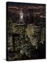 New York City at Night-Felipe Rodriguez-Stretched Canvas