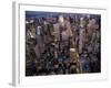 New York City at Night-Felipe Rodriguez-Framed Photographic Print